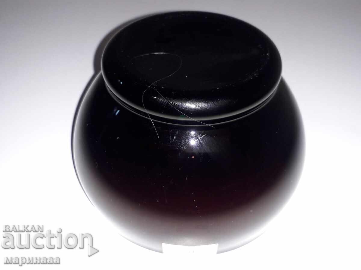 CUP. DARK PURPLE GLASS - 5 CUP. DARK PURPLE GLASS - 5