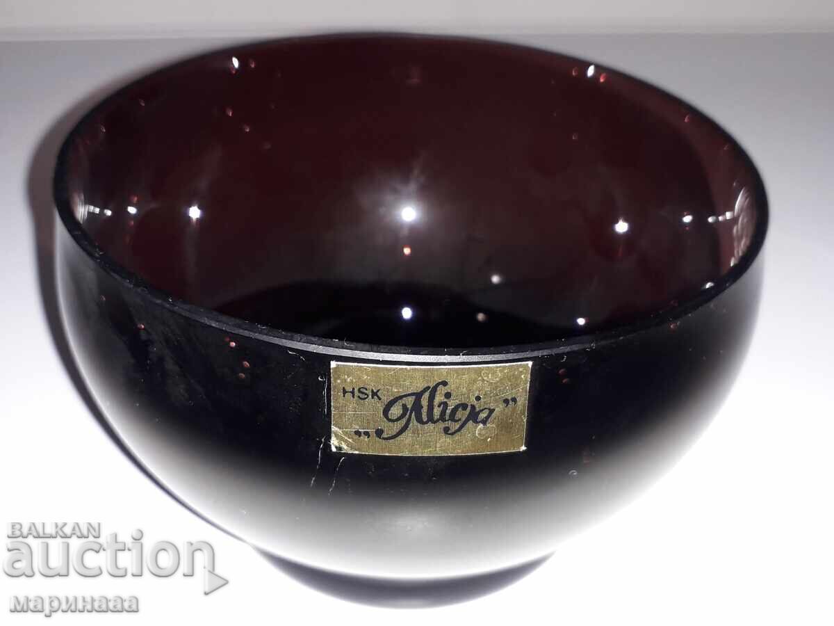 CUP. DARK PURPLE GLASS CUP. DARK PURPLE GLASS