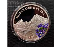 Silver 5$ Mount Watzmann 2009 Palau Peaks and Flora