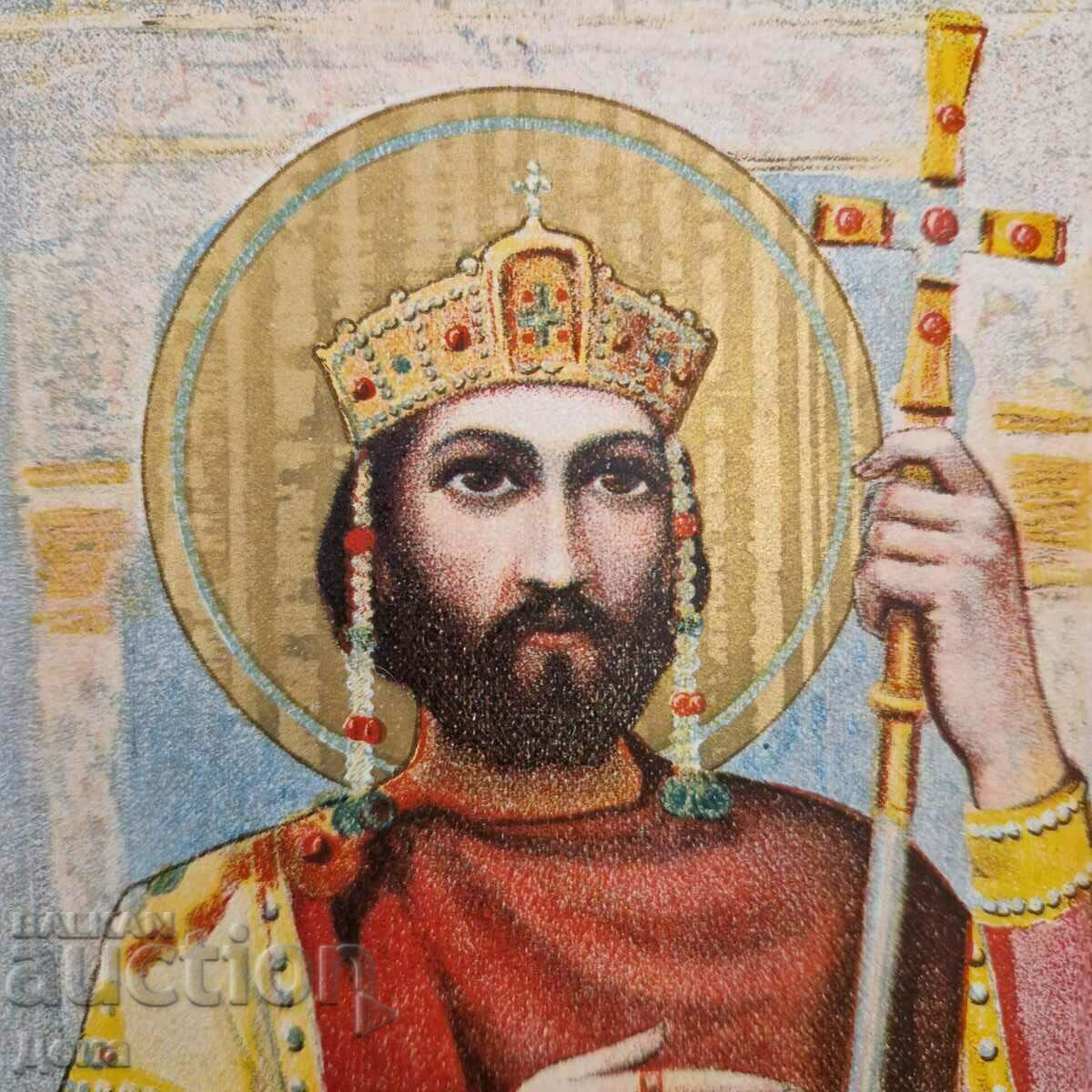 Litografia „Sf. Boris-Țarul bulgar”, începutul secolului XX. cu preț € 10.23 | 20.01 BGN