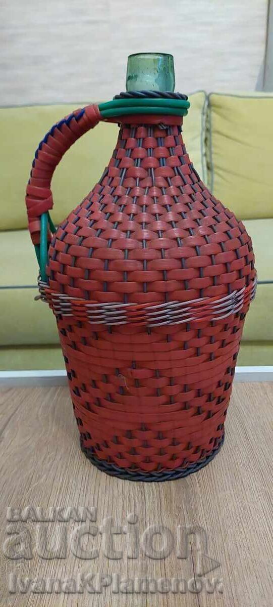 Damajana tricotat retro excelent 38cm cu preț 26.00 BGN | € 13.29 Damajana tricotat retro excelent 38cm cu preț 26.00 BGN | € 13.29