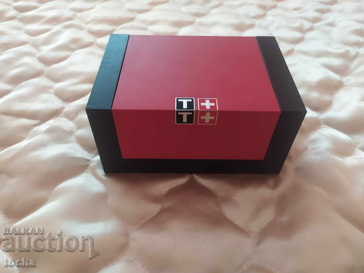 Auction Tissot watch box, with accessories Auction Tissot watch box, with accessories