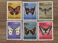 Γιουγκοσλαβία - Πεταλούδες (1964), MNH