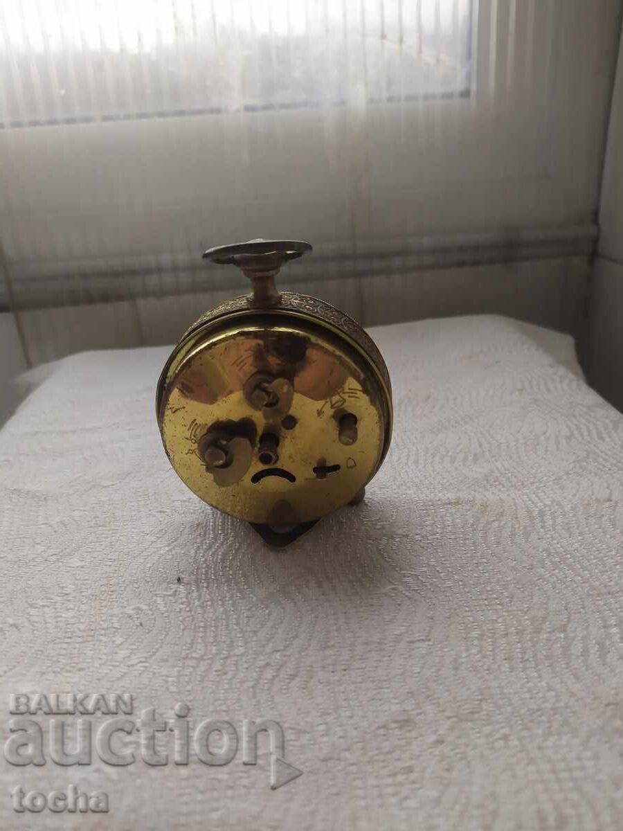 Great antique alarm clock, working, serviced - 5 Great antique alarm clock, working, serviced - 5