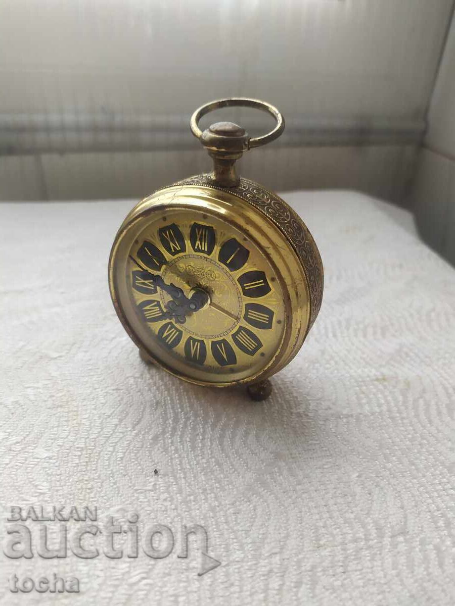 Great antique alarm clock, working, serviced Great antique alarm clock, working, serviced