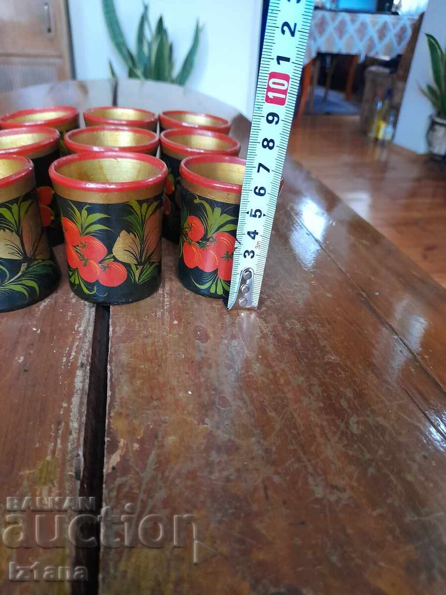 Auction Old wooden cup, cups Auction Old wooden cup, cups