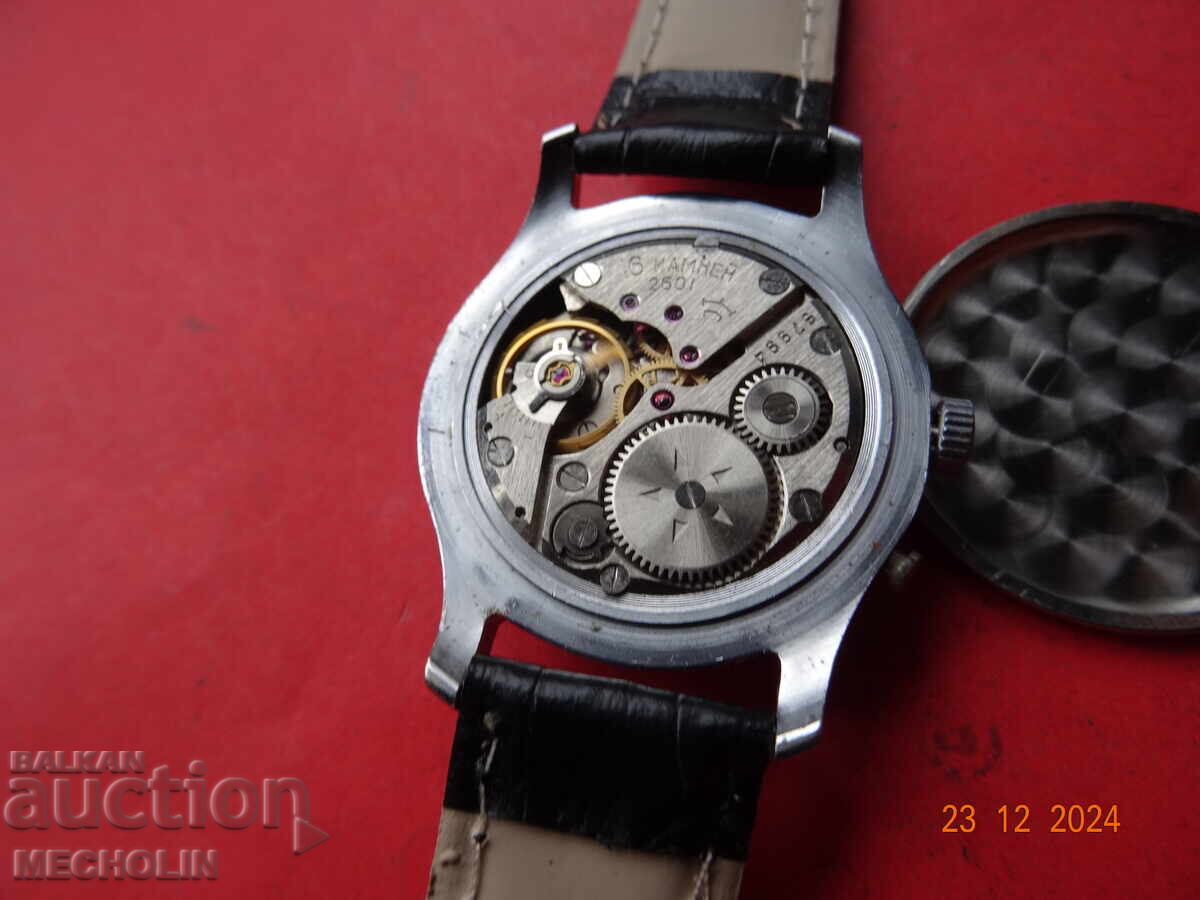 OLD RUSSIAN COLLECTOR'S WATCH ROCKET FOR THE BLIND 16 K - 7