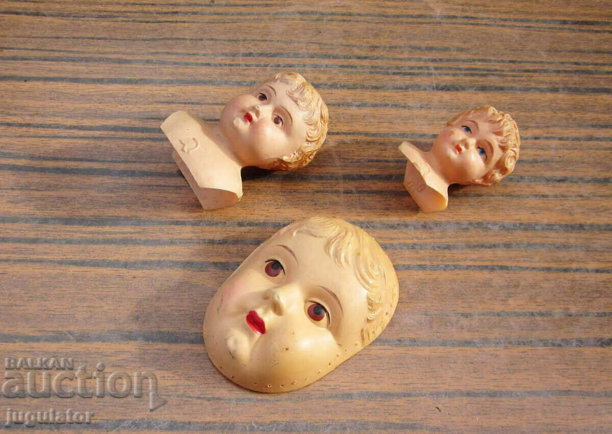 toy heads for a vintage German Minerva doll MINERVA with price 35.00 BGN | € 17.90