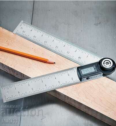 Digital electronic protractor up to 360 * 400 mm, right angle with price 21.00 BGN | € 10.74