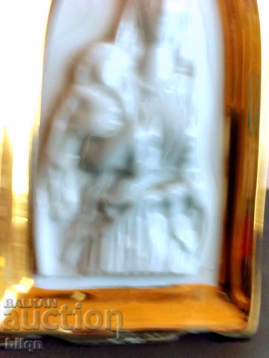 Auction Great German Porcelain Icon With Gilt Auction Great German Porcelain Icon With Gilt