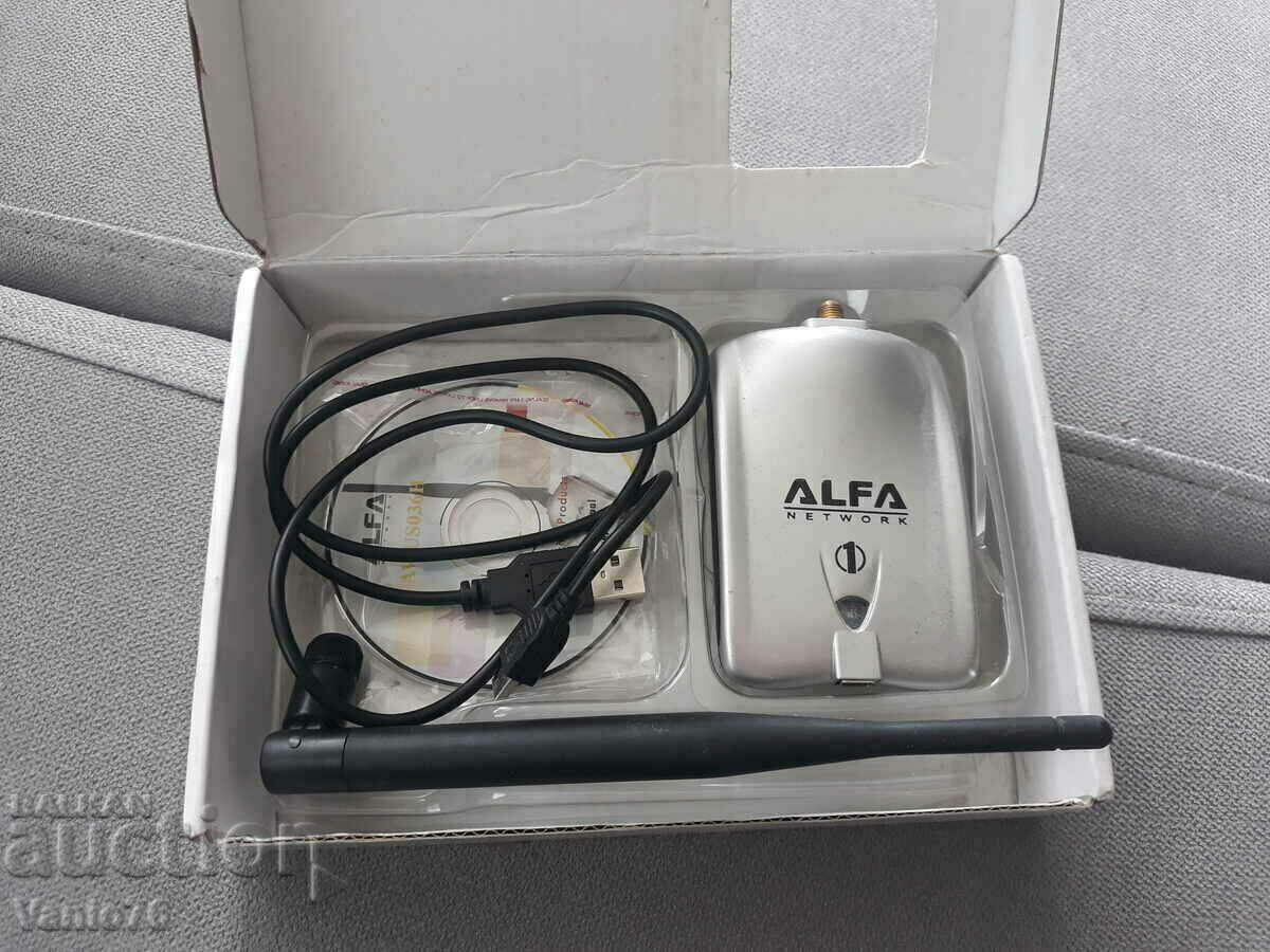 Ισχυρός προσαρμογέας USB Wi-Fi με τιμή 15.00 BGN | € 7.67