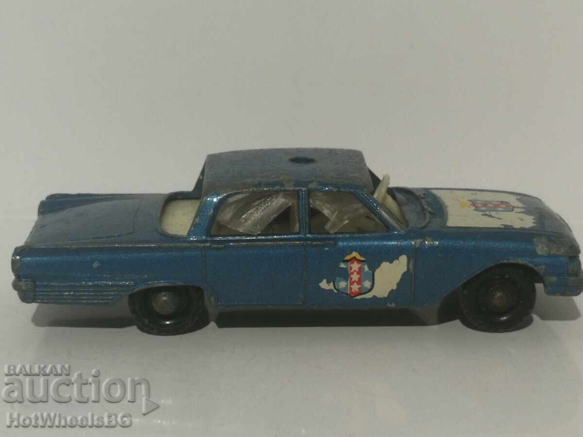 Delivery of Matchbox LESNEY No 55B Ford Fairlane Police Car 1963