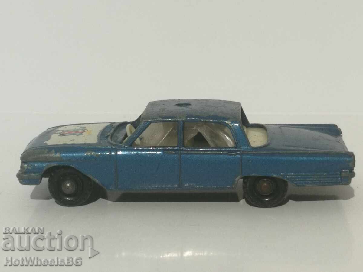 Matchbox LESNEY No 55B Ford Fairlane Police Car 1963