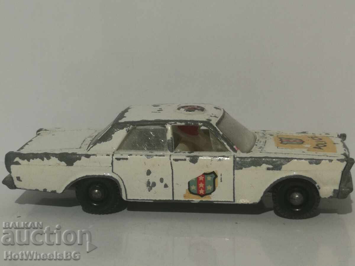 Matchbox LESNEY No 55C Ford Galaxy Police Car 1966