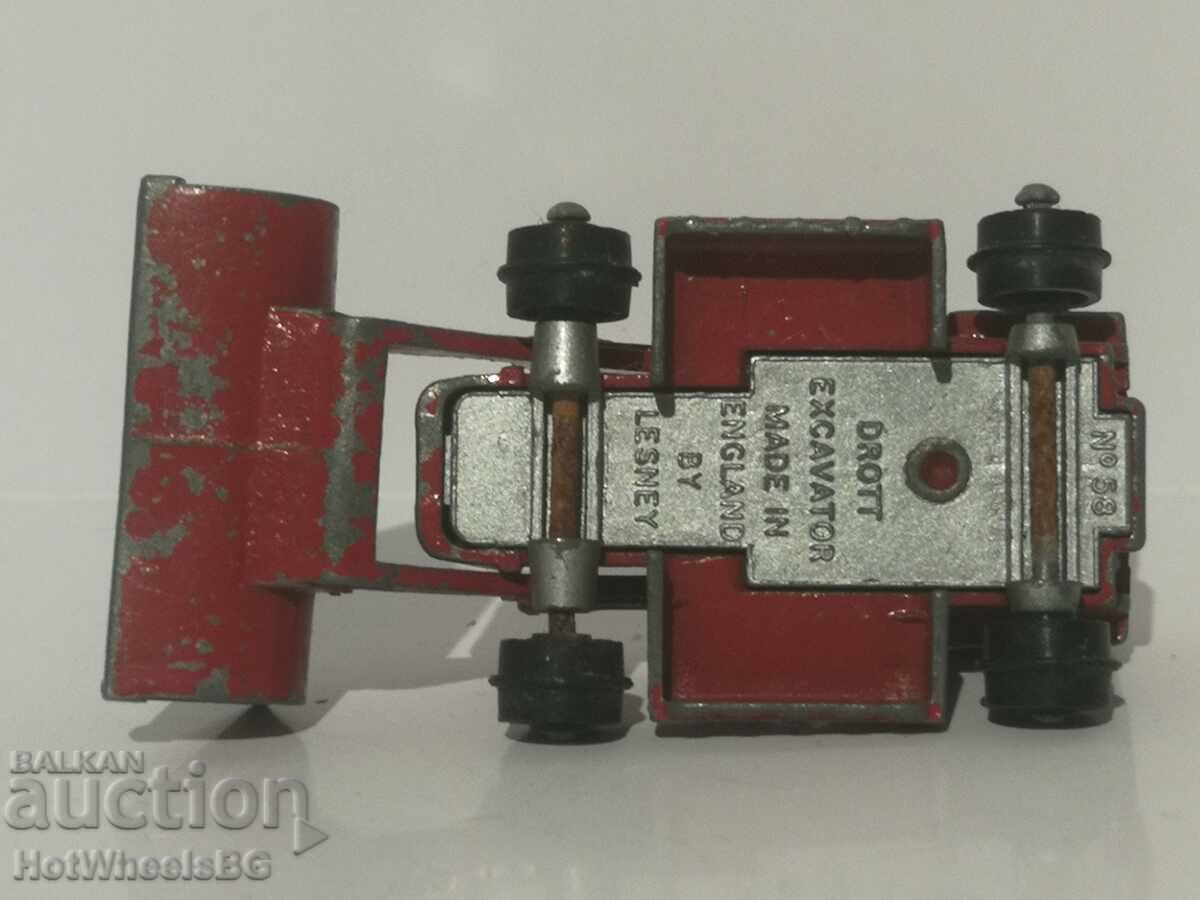 Matchbox LESNEY No 58B Drott Excavator 1962 - 6 Matchbox LESNEY No 58B Drott Excavator 1962 - 6