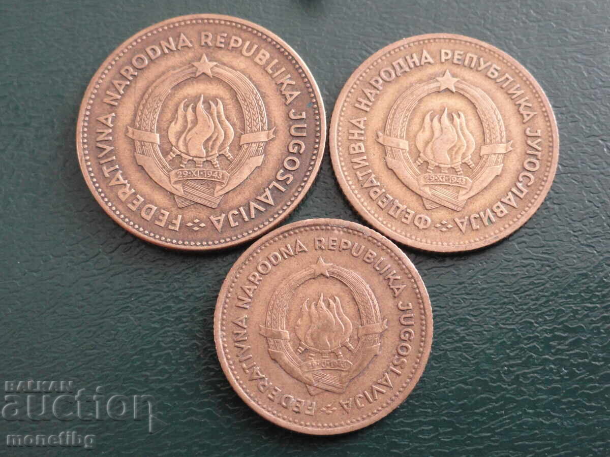 Yugoslavia 1955 - 10, 20 and 50 dinars - 6 Yugoslavia 1955 - 10, 20 and 50 dinars - 6