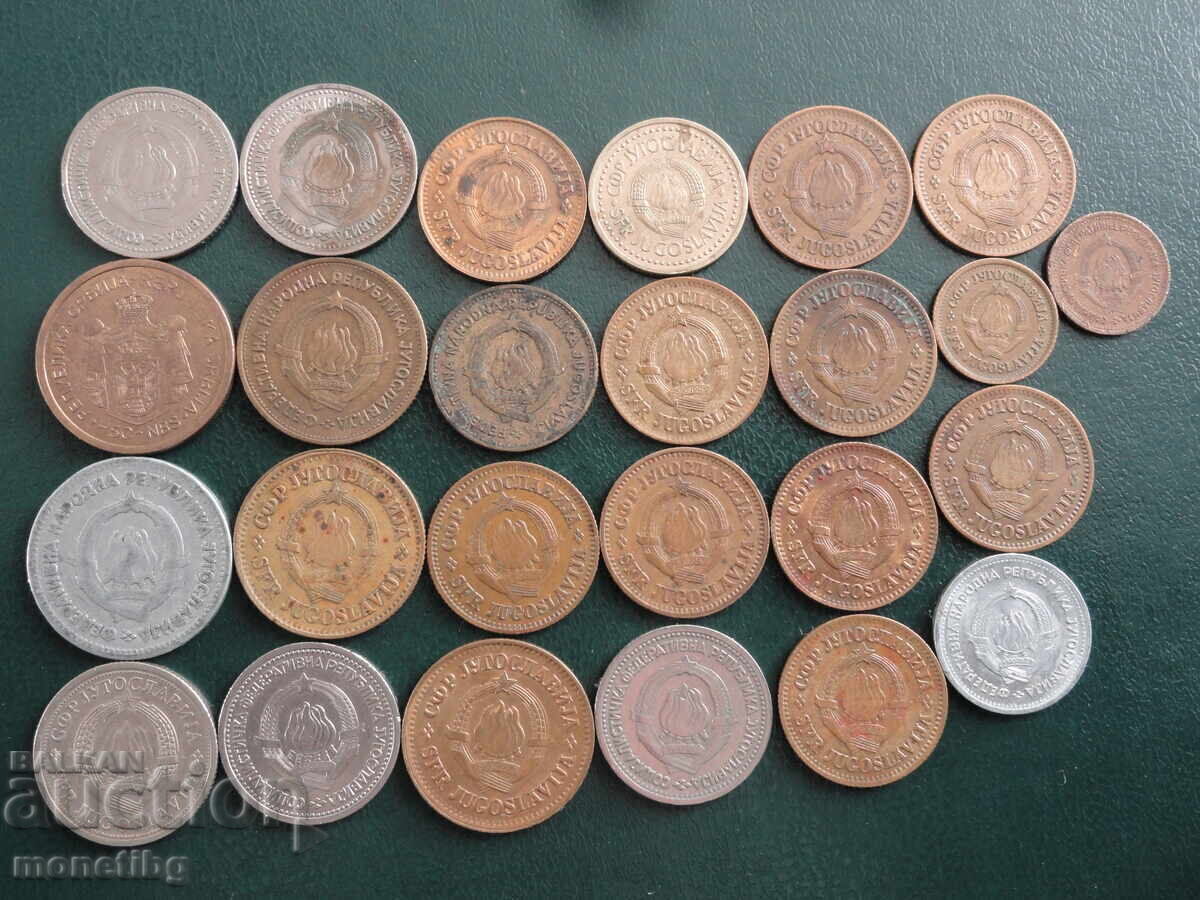 Yugoslavia - Coins (25 pieces) - 6 Yugoslavia - Coins (25 pieces) - 6