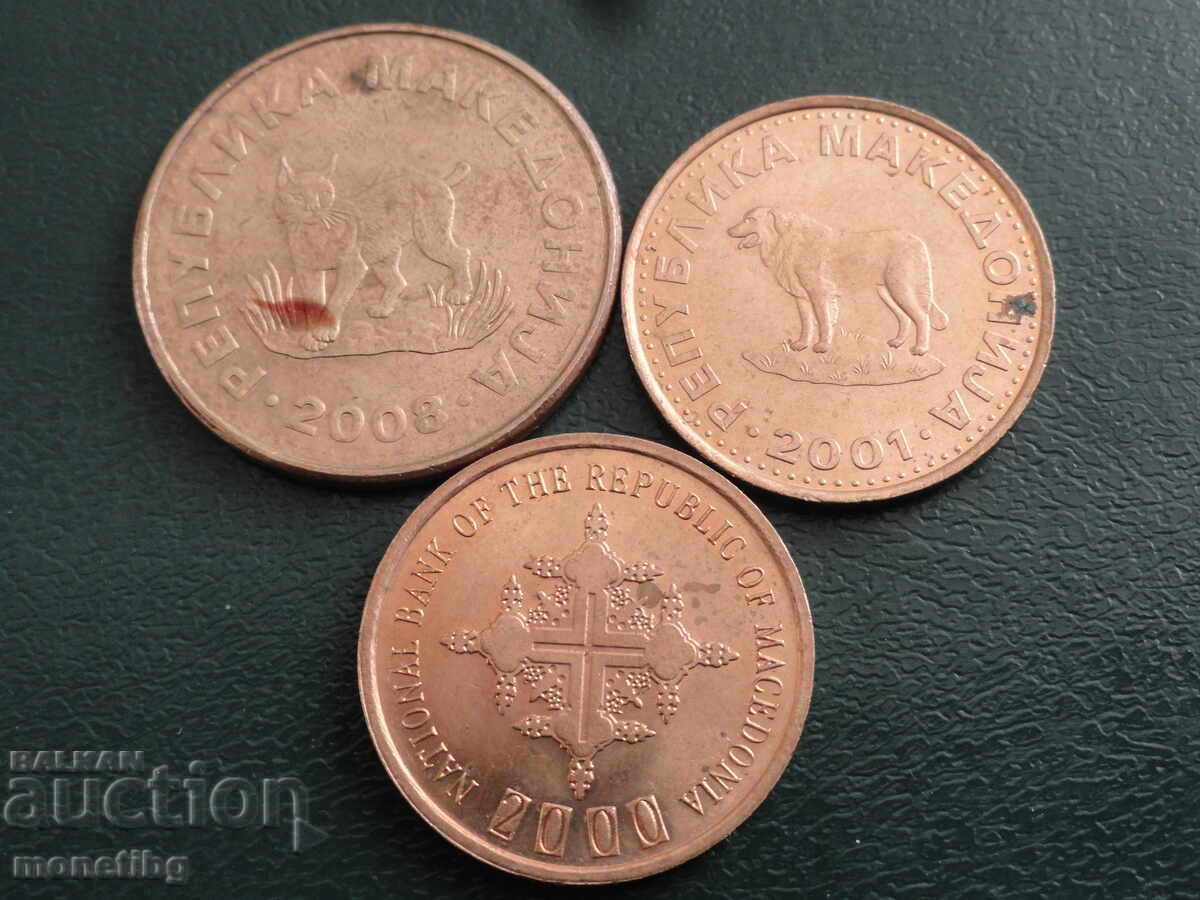 Auction R.S. Macedonia 2000 - Coins (3 pieces) Auction R.S. Macedonia 2000 - Coins (3 pieces)