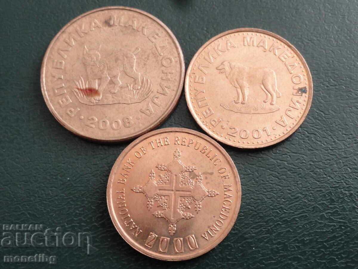 R.S. Macedonia 2000 - Coins (3 pieces) - 5 R.S. Macedonia 2000 - Coins (3 pieces) - 5