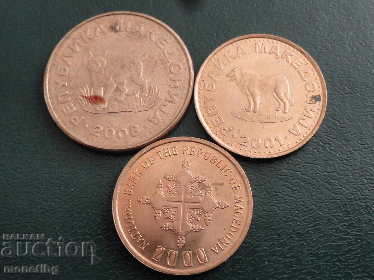 R.S. Macedonia 2000 - Coins (3 pieces) R.S. Macedonia 2000 - Coins (3 pieces)