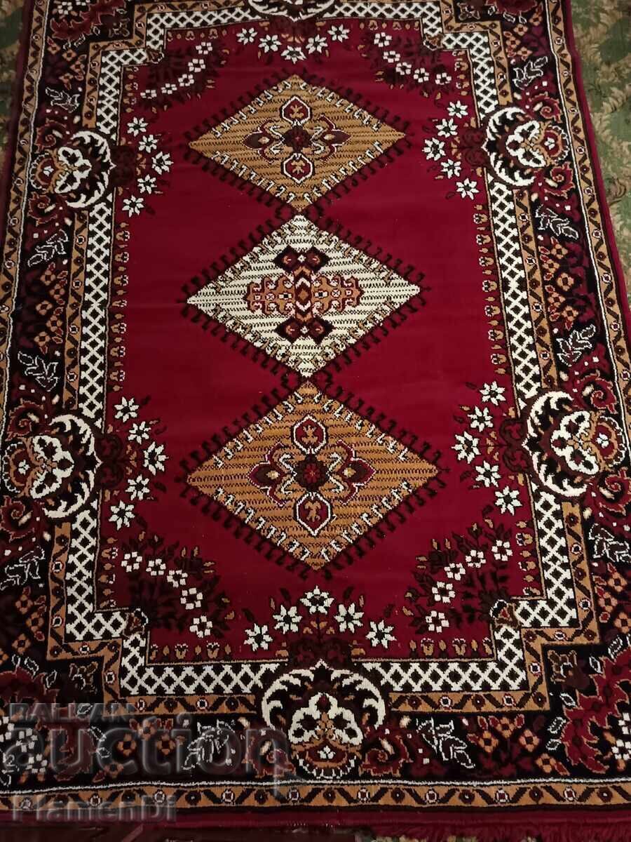 New hand-woven carpet. New hand-woven carpet.