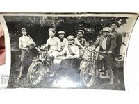 1920 Fotografie Stara Stara Zagora Motorcycle Club Motor Bikers