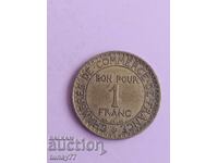 Moneda, Francia, Chambres de commerce, Franța, 1922, Bon pou