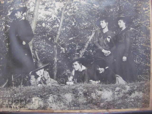 Old photos, B. Esenyak, 2 pcs., original wooden frame - 6 Old photos, B. Esenyak, 2 pcs., original wooden frame - 6