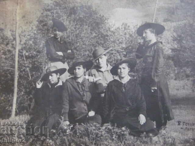 Old photos, B. Esenyak, 2 pcs., original wooden frame - 7 Old photos, B. Esenyak, 2 pcs., original wooden frame - 7