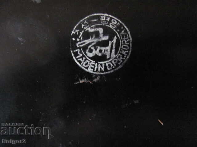 Old jewelry box, mother of pearl, North Korea, marked - 6