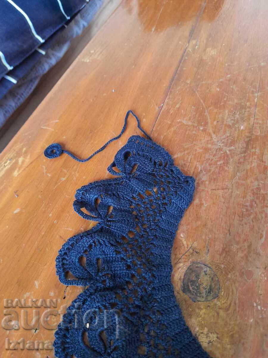 Auction  Old knitted collar, collar