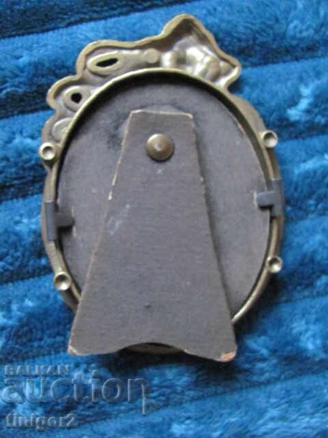 Art Deco bronze photo frame, 10x7cm. - 5