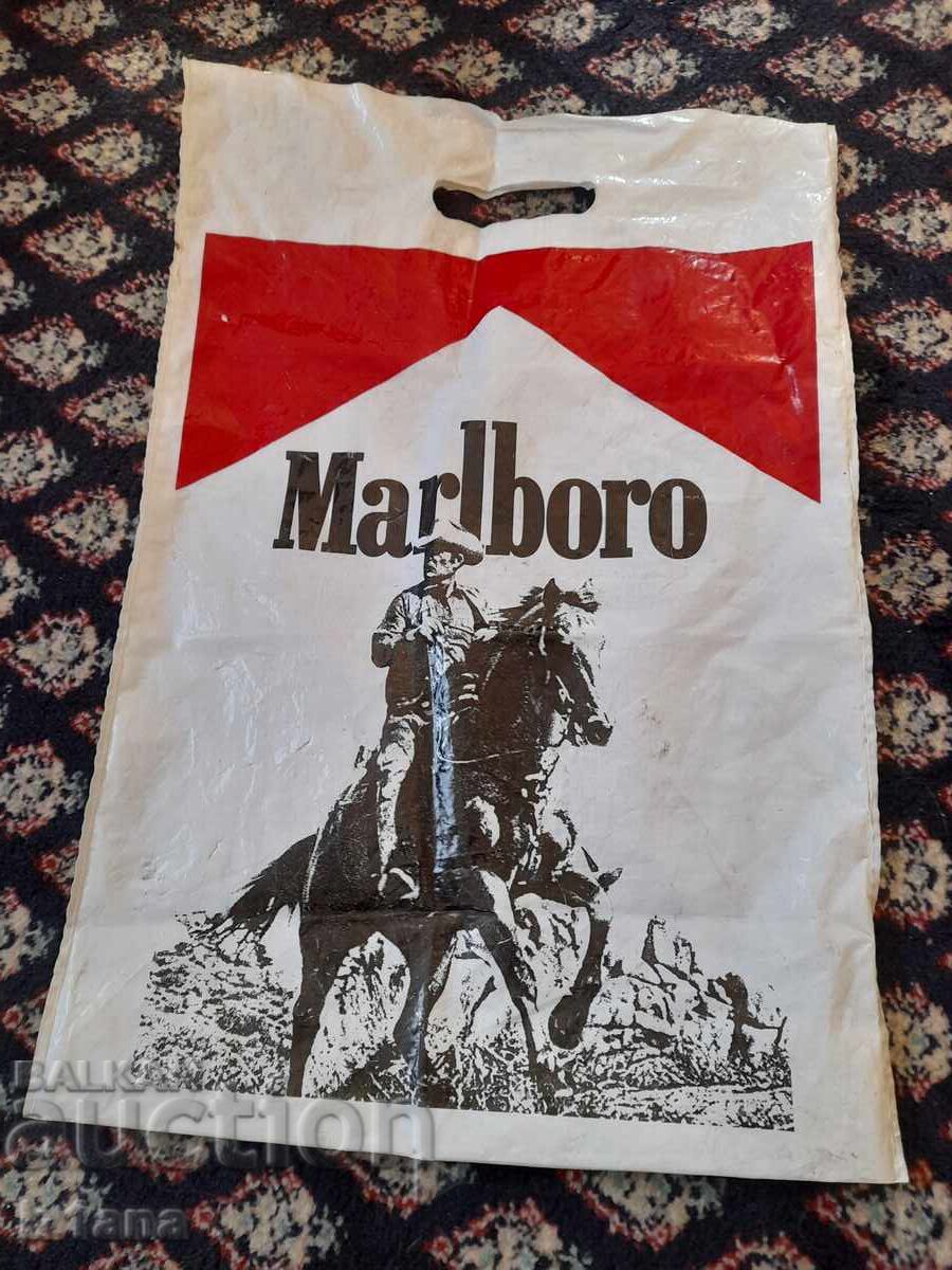 Auction Old Marlboro plastic bag Auction Old Marlboro plastic bag