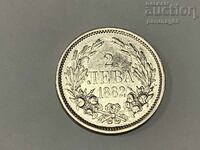 Bulgaria 2 BGN 1882