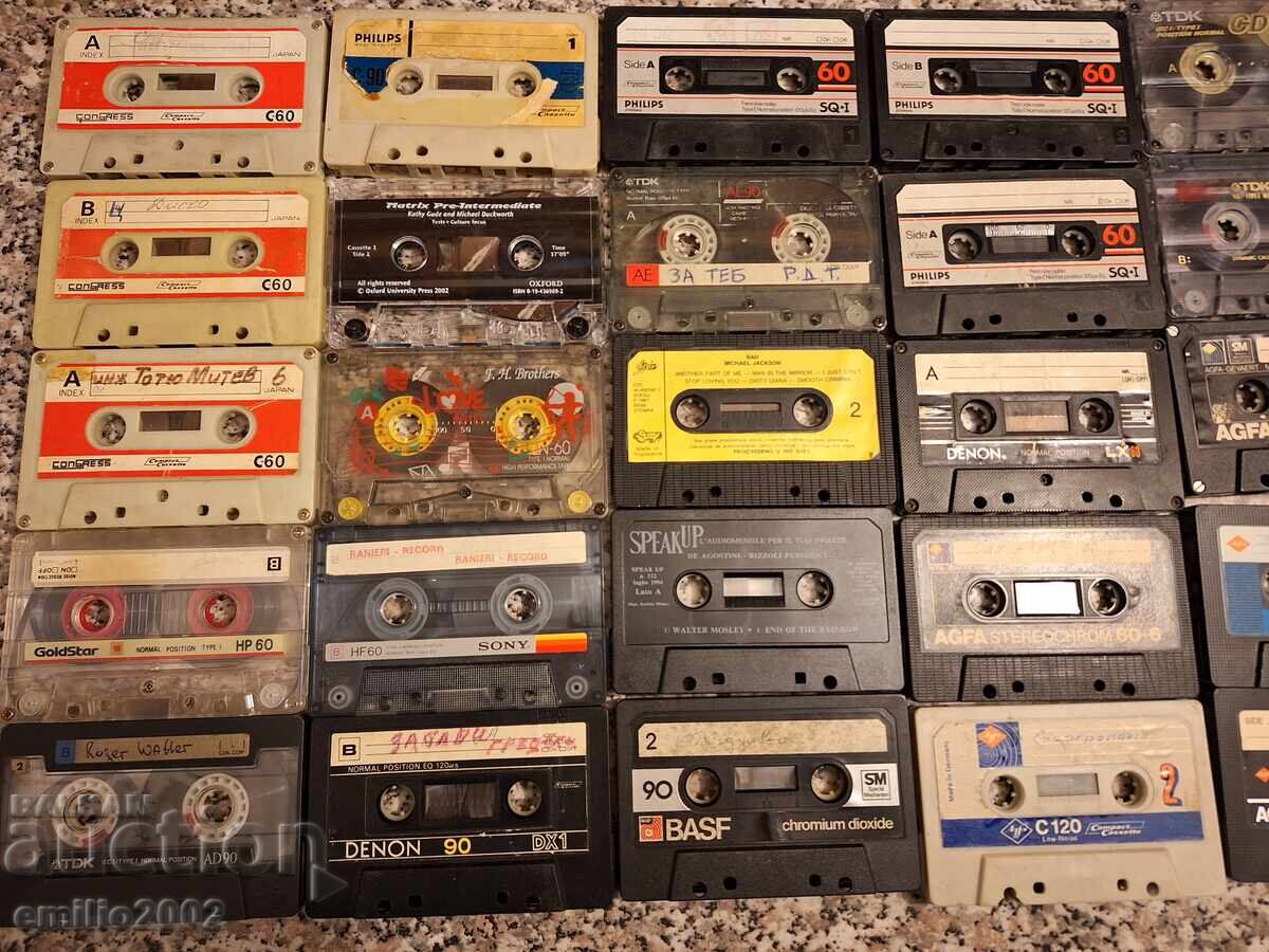 Audio cassettes 40pcs without boxes 05