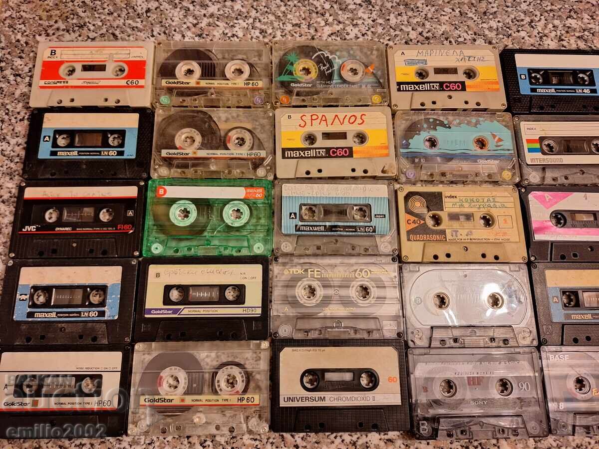 Audio cassettes 40pcs without boxes 06