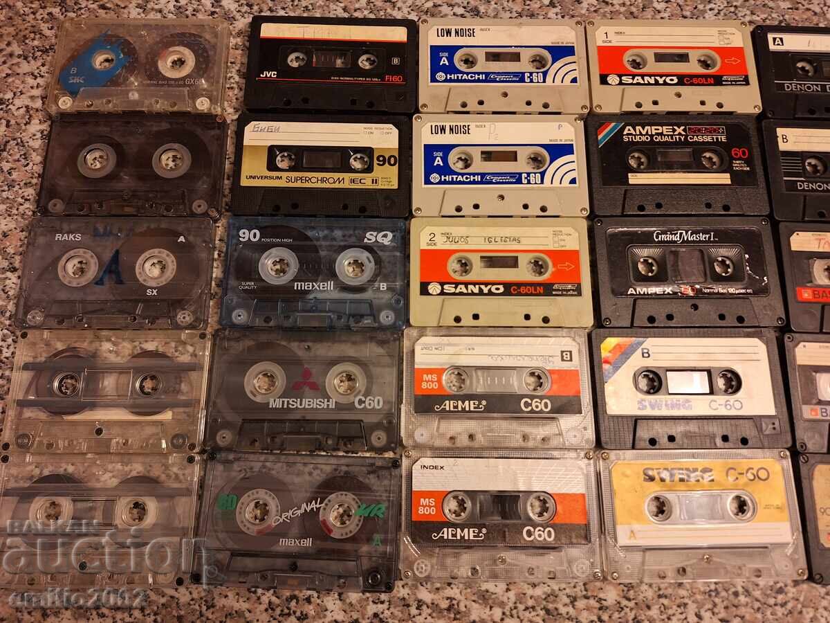 Audio cassettes 40pcs without boxes 07