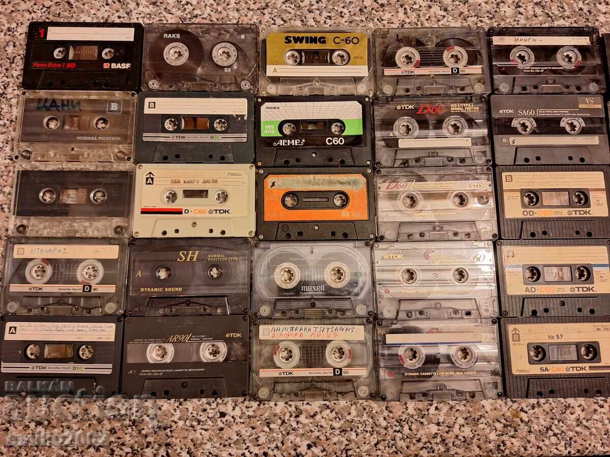 Audio cassettes 40pcs without boxes 08