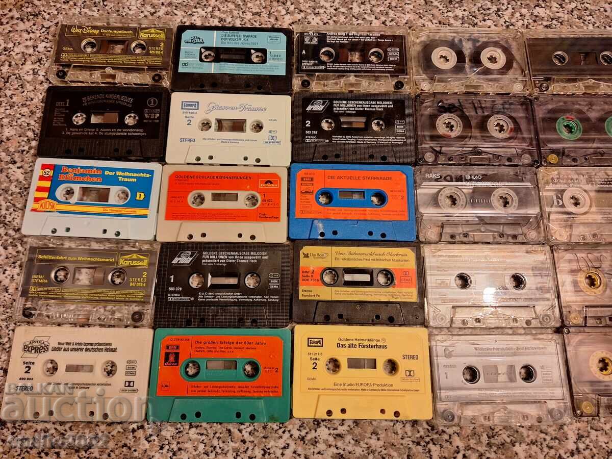 Audio cassettes 40pcs without boxes 09