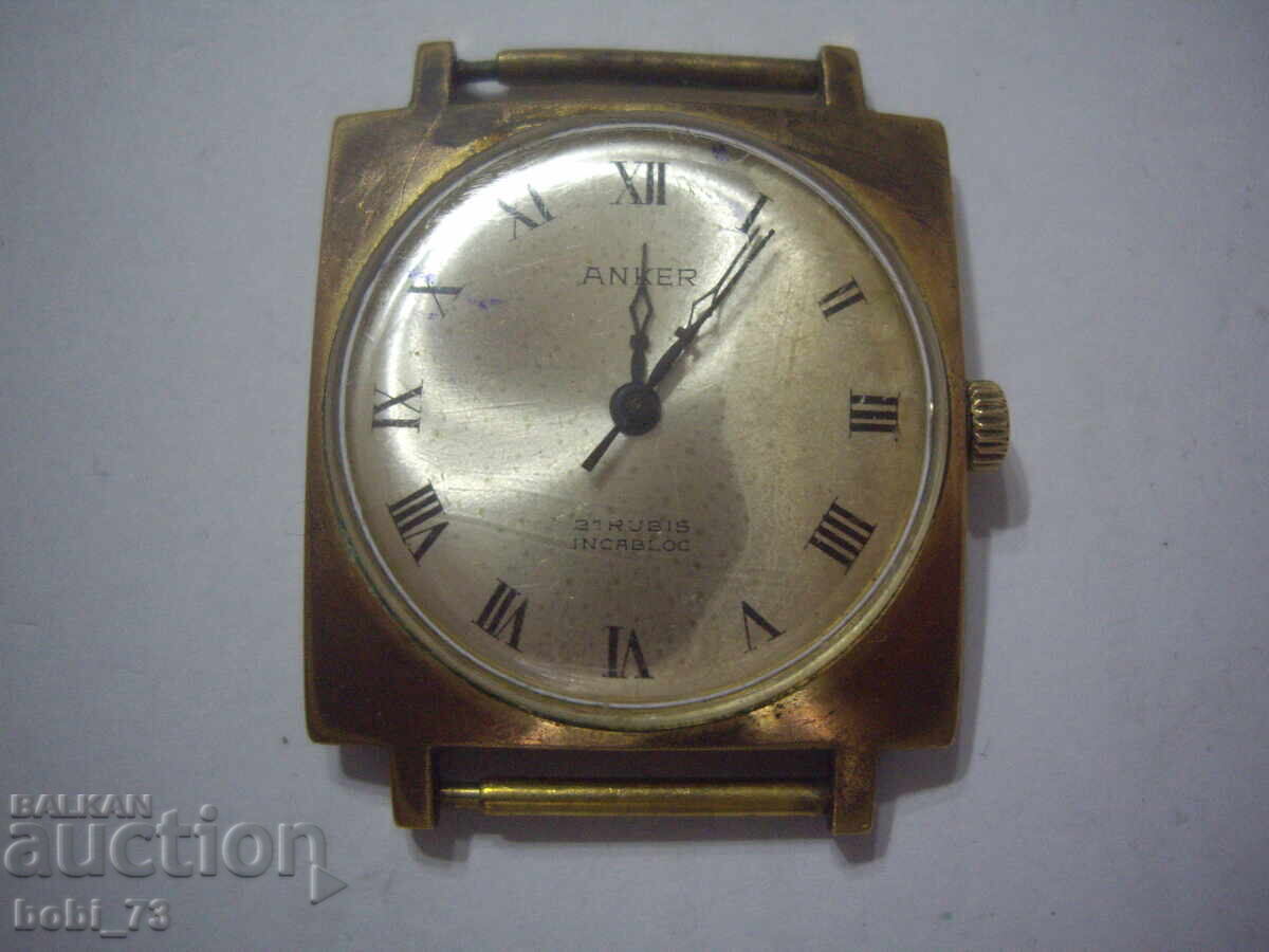 An old gilded watch.