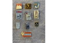 Old badges from the USSR for collection-Lot-53