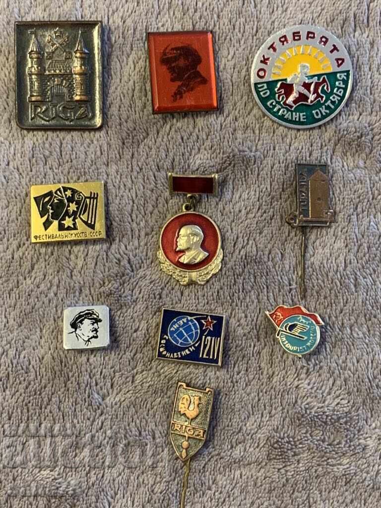 Old badges from the USSR for collection-Lot-64