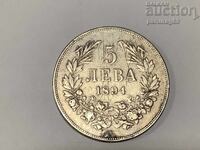 Bulgaria 5 BGN 1894