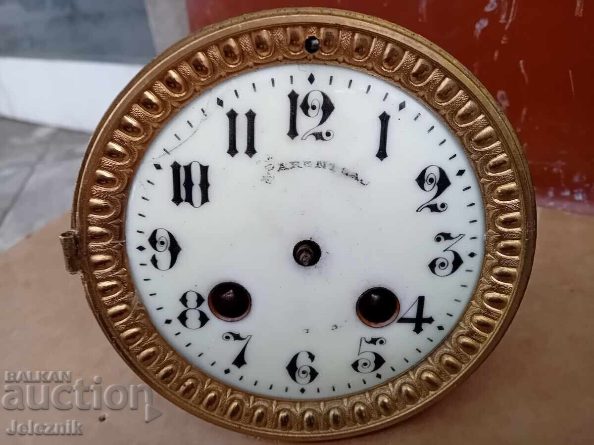 Old Mantel Clock Mechanism France/19th Century-Works. Old Mantel Clock Mechanism France/19th Century-Works.