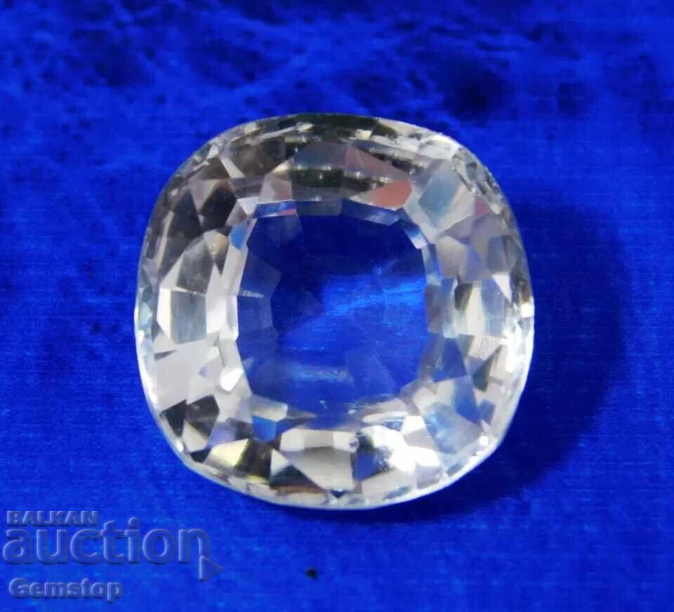 BZC! 7.90k natural sapphire cushion cert.VGTL from 1st!