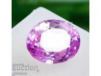 BZC! 14.70 carats of natural pink sapphire cert.VGTL of 1st grade!