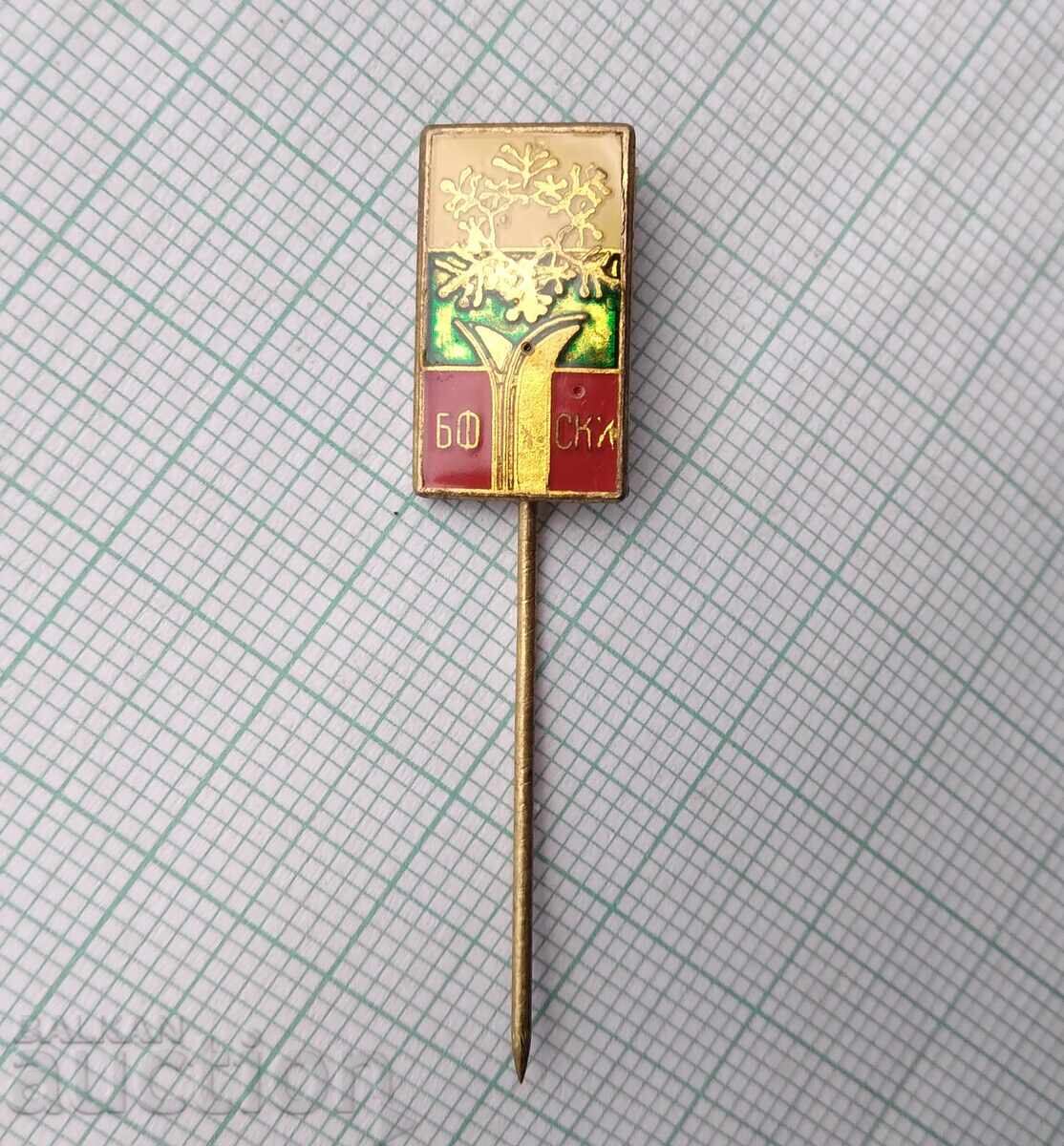 17221 Badge - Bulgarian Ski Federation with price 1.00 BGN | € 0.51