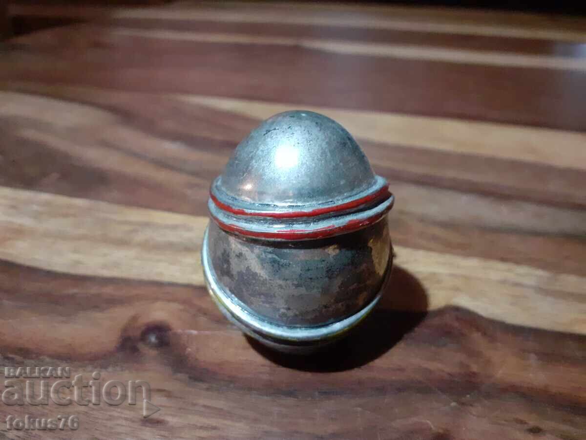 Old silver-plated egg with price 39.00 BGN | € 19.94
