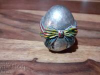 Old silver-plated egg