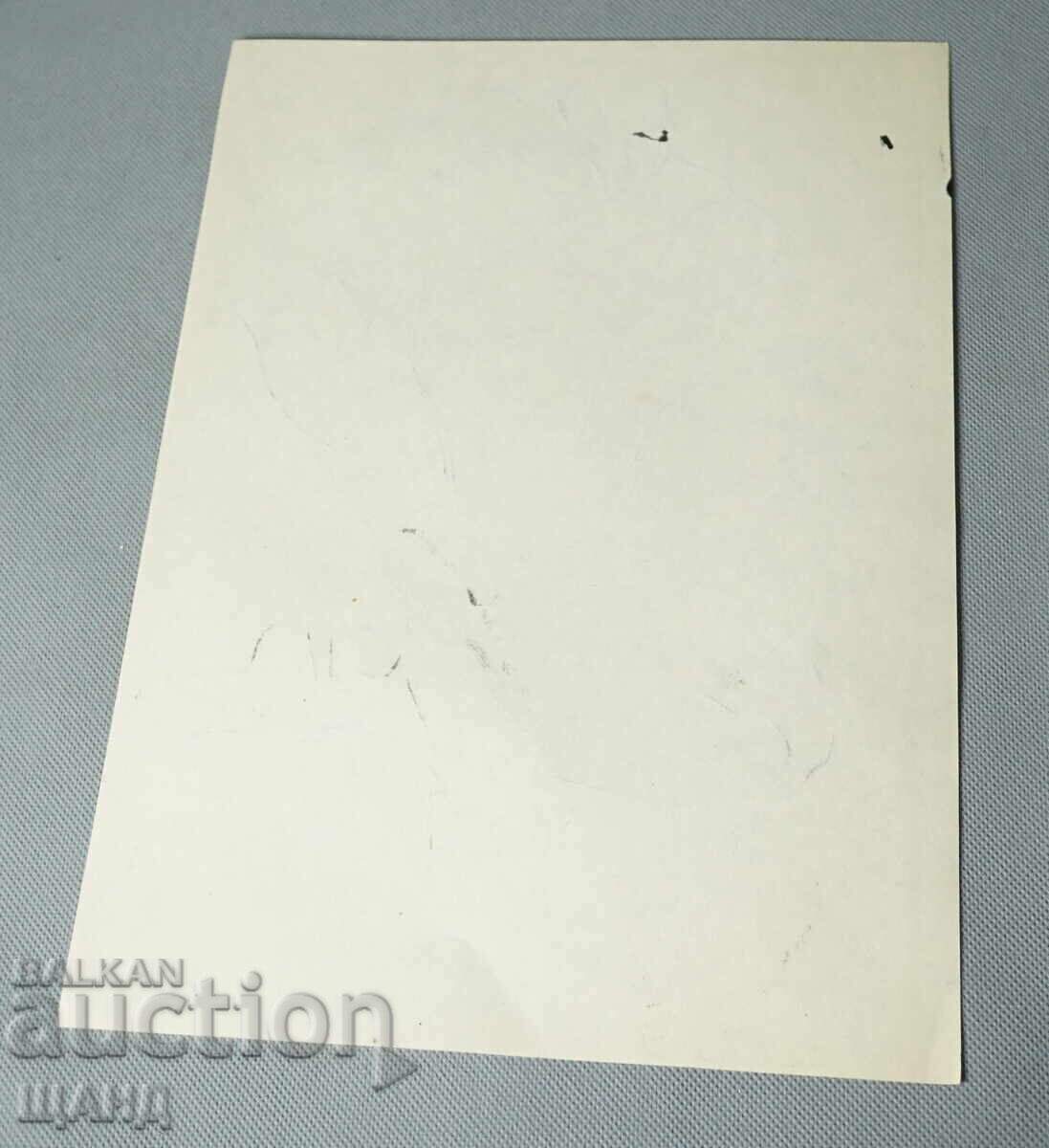 Стара Майсторска рисунка картина еротика голо тяло с цена 3.00 лв. | € 1.53